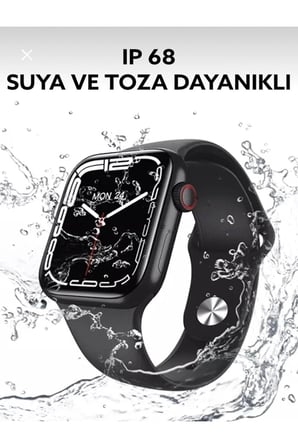 Gümüş ve Siyah Renkli Akıllı Saat: 1.9 İnç Ekran, GPS, NFC ve Suya Dayanıklı Özellikler