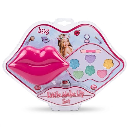 230 SÜRÜLEBİLİR MAKYAJ SETİ DUDAKLI OYUNCAK GÜZELLİK SETİ