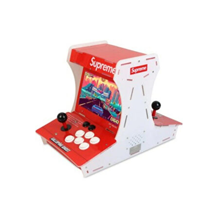 Ozmik Supreme Mini Arcade Bartop makineleri Pandor kutusu 1338 Oyun 2 Oyunculu