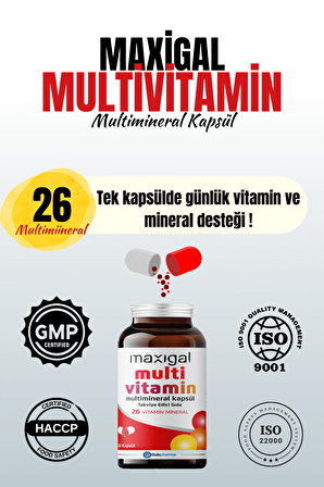 Multivitamin Multimineral 30 Kapsül