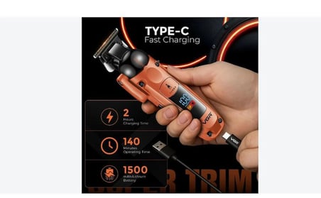 VGR V-274 Seramik-Titanyum Bıçaklı ve Turbo Fonksiyonlu Profesyonel Saç Kesme Makinesi