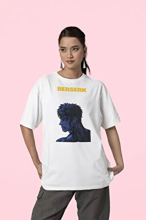 Berserk Baskılı Unisex Oversize Anime Tişört