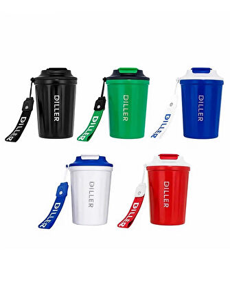 Vagonlife Diller Çelik Termos Matara 380 Ml Saks Mavisi