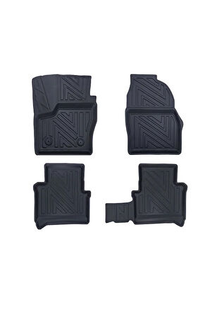 Ford Connect 2013-2022 Uyumlu 3D Havuzlu Oto Paspas