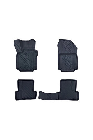 Renault Clio 4 2012-2019 Uyumlu 3D Havuzlu Oto Paspas