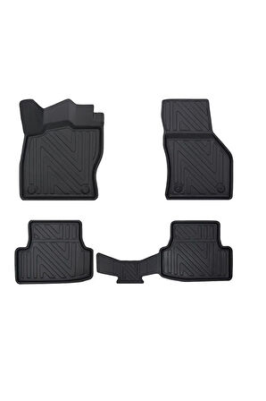 Volkswagen Golf 7 2012-2019 Uyumlu 3D Havuzlu Oto Paspas