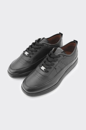 Hakiki Deri Bağcıklı Erkek Sneaker