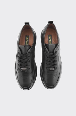 Hakiki Deri Bağcıklı Erkek Sneaker