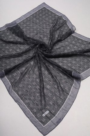 Mismara Desenli Bambu Kraş Şal 70x180 cm Mor