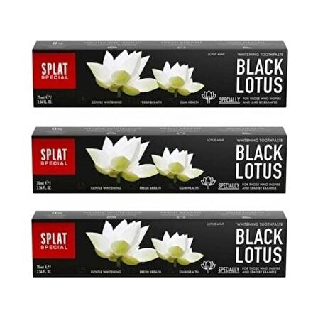 SPLAT BLACK LOTUS 75 ML X 3ADET