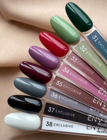 Envy Kalıcı Oje Exclusive Seri Siyah 10gr No:037