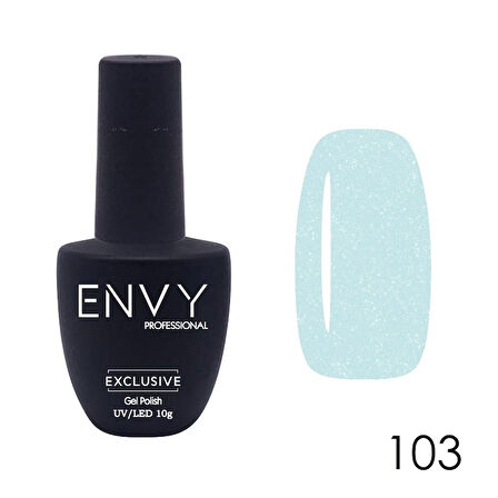 Envy Kalıcı Oje Exclusive Seri Parıltılı Açık Mavi 10gr No:103