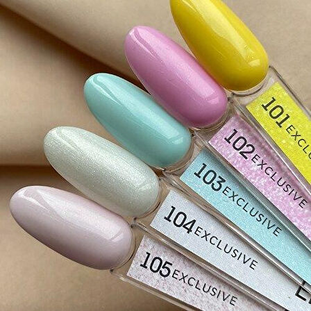 Envy Kalıcı Oje Exclusive Seri Parıltılı Açık Mavi 10gr No:103