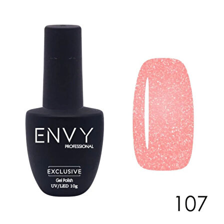Envy Kalıcı Oje Exclusive Seri Parıltılı Pembe 10gr No:107