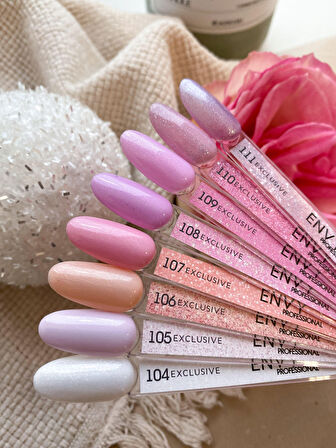Envy Kalıcı Oje Exclusive Seri Parıltılı Pembe 10gr No:107
