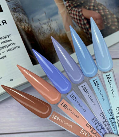 Envy Kalıcı Oje Exclusive Seri Açık Gül Kurusu 10gr No:188