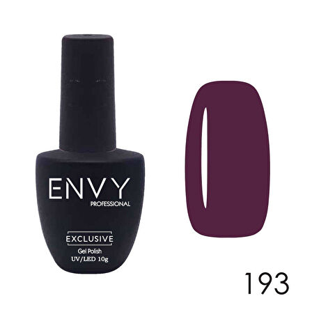 Envy Kalıcı Oje Exclusive Seri Derin Koyu Mor 10gr No:193