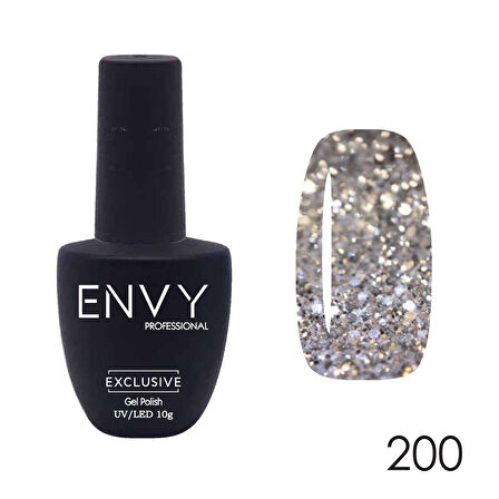 Envy Kalıcı Oje Exclusive Parlak Simli Gold Silver 10gr No:200