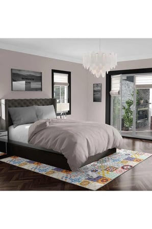 Kaymaz Taban Yıkanabilir Halı – Mutfak, Salon, Yatak Odası için Modern Dijital Baskı Halı (SLNHALI90