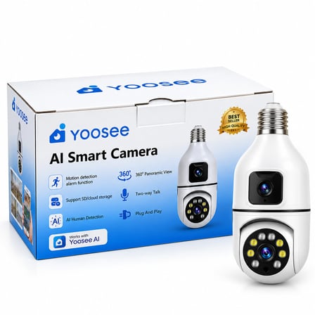 AI SMART KAMERA YAPAY ZEKA İLE İNSAN TAKİBİ DUY 360° DÖNEBİLEN - ALARM SİSTEMİ - KONUŞMA ÖZELLİKLİ INT-CMR40 (4604)
