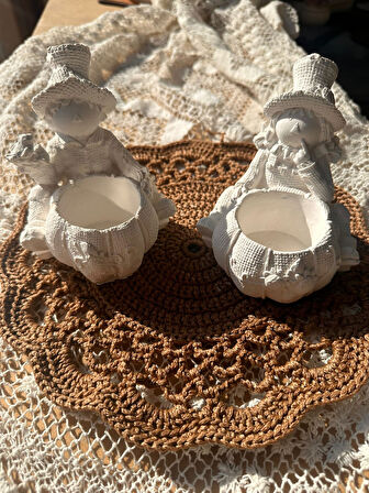 Boyanabilir Saksı, Korkuluk Erkek, Sukulentlik, Dekoratif Obje