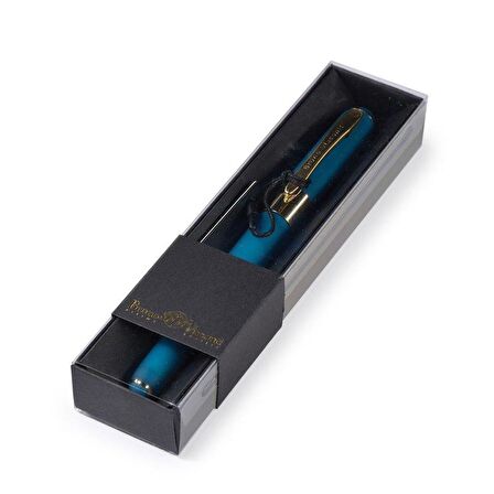 20-0125/245 MONACO Tükenmez Kalem , 0,5 MM, MAVİ (PETROL YEŞİL GÖVDE, SİYAH KUTU)