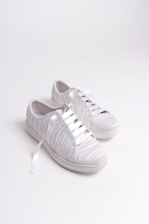 Kadın Topuklu Spor Gelinlik Ayakkabısı