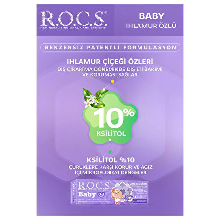 R.o.c.s. Baby 0-3 Yaş Ihlamur Özlü Diş Macunu 35ml