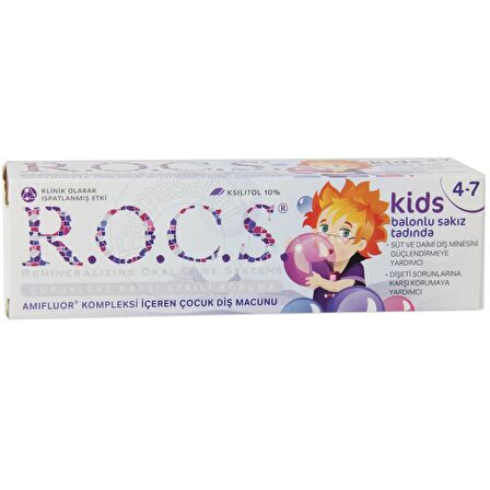 R.O.C.S. Balon Sakızı Aromalı Diş Eti Bakımı Diş Macunu 35 ml 