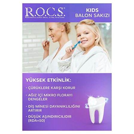 R.o.c.s. Kids 4-7 Yaş Balon Sakızı Diş Macunu 45 gr