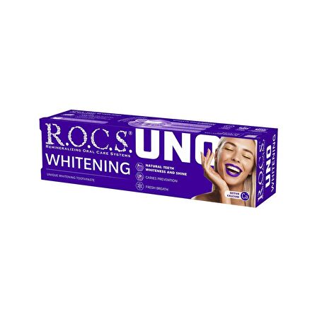 Rocs Uno Whitening Hızlı Beyazlatıcı Diş Macunu 60 ml