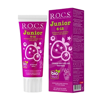 R.O.C.S. Junior Orman Meyve Aromalı Beyazlatma Diş Macunu 60 ml 