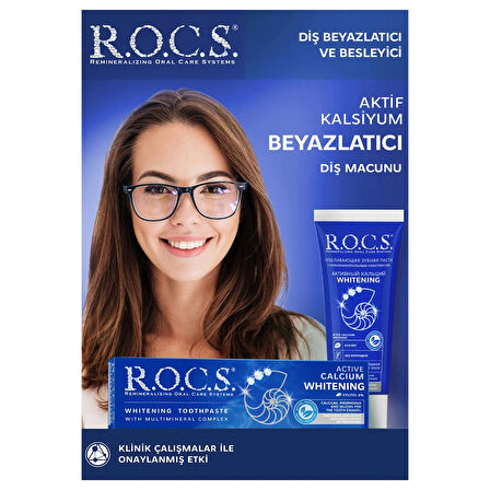 R.o.c.s. Aktif Kalsiyum Beyazlatıcı Diş Macunu 94gr