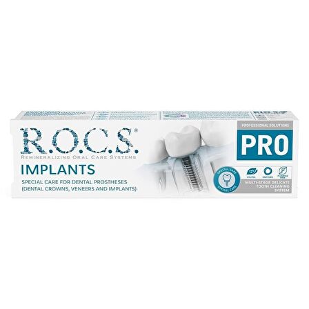 Rocs Pro Implants Diş Macunu 60ml