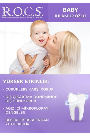 Rocs Baby Ihlamur Özlü Yutulabilir Diş Macunu 0-3 Yaş 35 ml