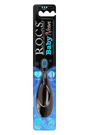 ROCS Baby Neon Soft Diş Fırçası Mavi