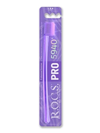 Rocs Pro 5940 Sensitive Ultrathin Bristle Diş Fırçası Soft Mor