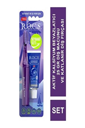 ROCS Travel Kit Fırça + Macun