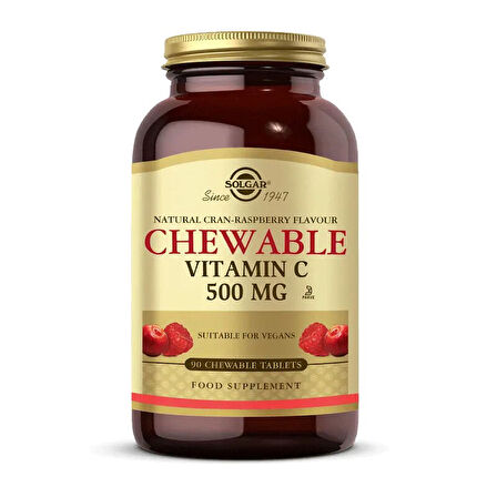 Solgar Chewable Vitamin C 500 Mg 90 Tablet