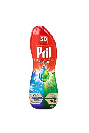 PRİL Excellence Duo Jel 900 Ml (50 Yıkama) Yağ Çözücü