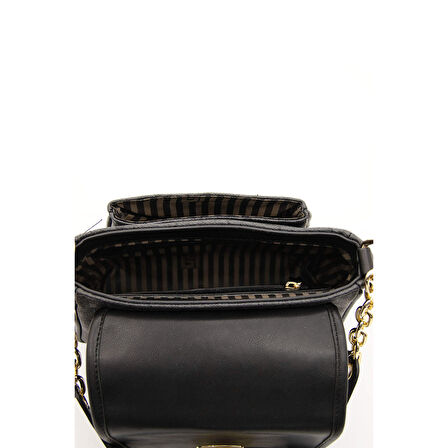 Silver Polo  Kadın Çapraz Çanta 1147-46101 SILVER POLO ÇAPRAZ BAYAN ÇANTASI M178 SİYAH-MAT SİYAH