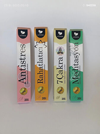  Çubuk Tütsü 80 Adet (7 Çakra- Meditasyon-Relaxing-Anti Srres) 4 Paket Tütsü Uyum, Sağlık, Bolluk Tütsüsü Oda Kokusu 1 Çubuk Tütsü 80 Adet (7 Çakra- Meditasyon-Relaxing-Anti Srres) 4 Paket Tütsü Uyum, Sağlık, Bolluk Tütsüsü Oda Kokusu 2 Tedi Sanat Çu