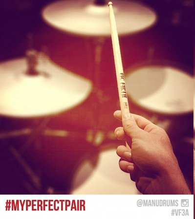 VICFIRTH 3A BAGET/STICK (ÇİFT), HICKORY, 0.580"x16 (3/16)", SH