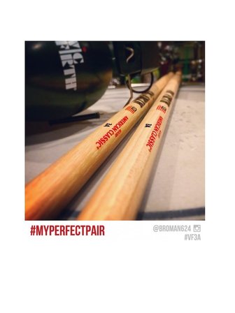VICFIRTH 3A BAGET/STICK (ÇİFT), HICKORY, 0.580"x16 (3/16)", SH