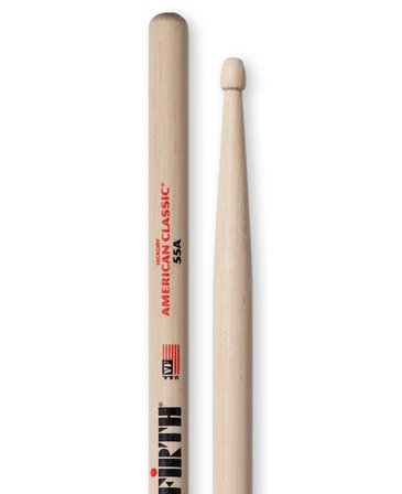 VICFIRTH 55A BAGET/STICK (ÇİFT), HICKORY, 0.580"x16" , MEDIUM T