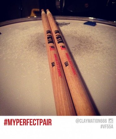 VICFIRTH 55A BAGET/STICK (ÇİFT), HICKORY, 0.580"x16" , MEDIUM T