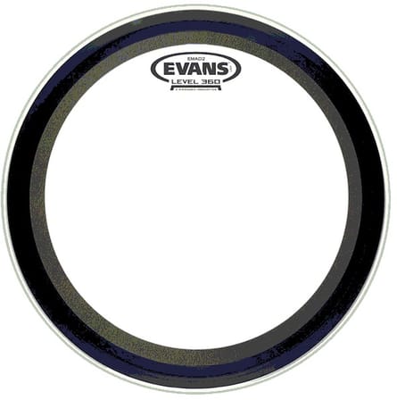 EVANS BD20EMAD2 DERİ 20 EMAD2 KİCK CLEAR SÜNGERLİ ÇİFT KAT (17 MİL