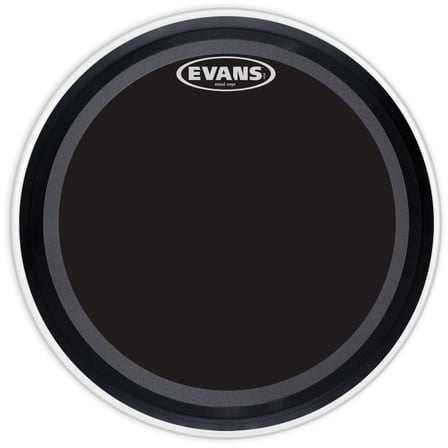 EVANS BD20EMADONX DERİ 20 EMAD ONYX KİCK KUMLU SİYAH SÜNGERLİ TEK KA