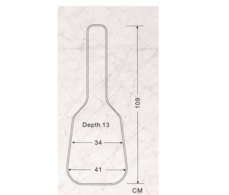 VALENCIA DGB1680 AKUSTİK (DREADNOUGHT) GİTAR KILIFI, SCALE 4/4, SİY