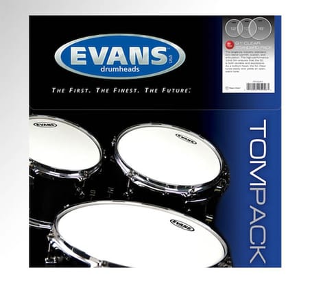 EVANS ETPG1CLRS DERİ SETİ 12+13+16 G1 TOM CLEAR STANDART KİT TEK K